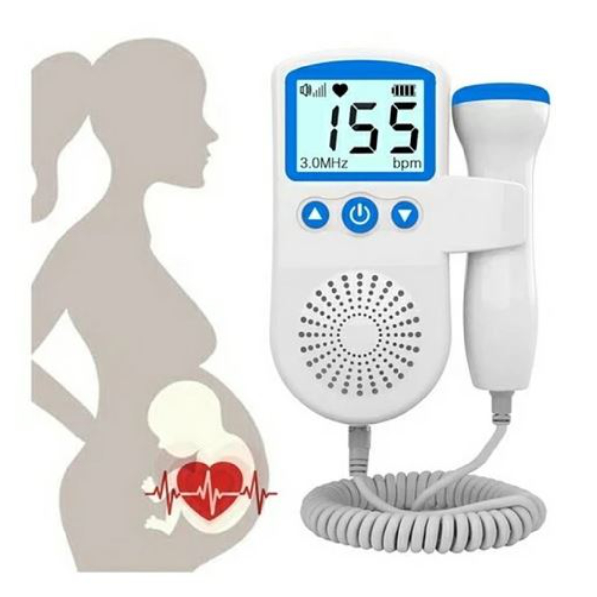 Monitor Frecuencia Cardiaca Doppler Feta
